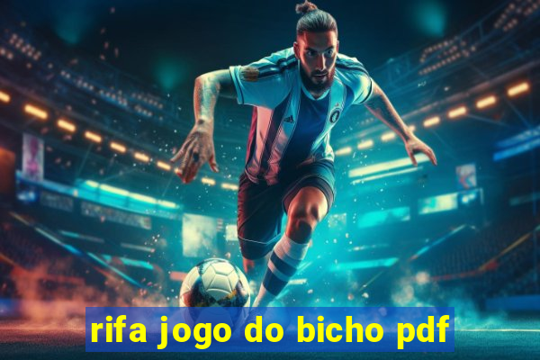 rifa jogo do bicho pdf